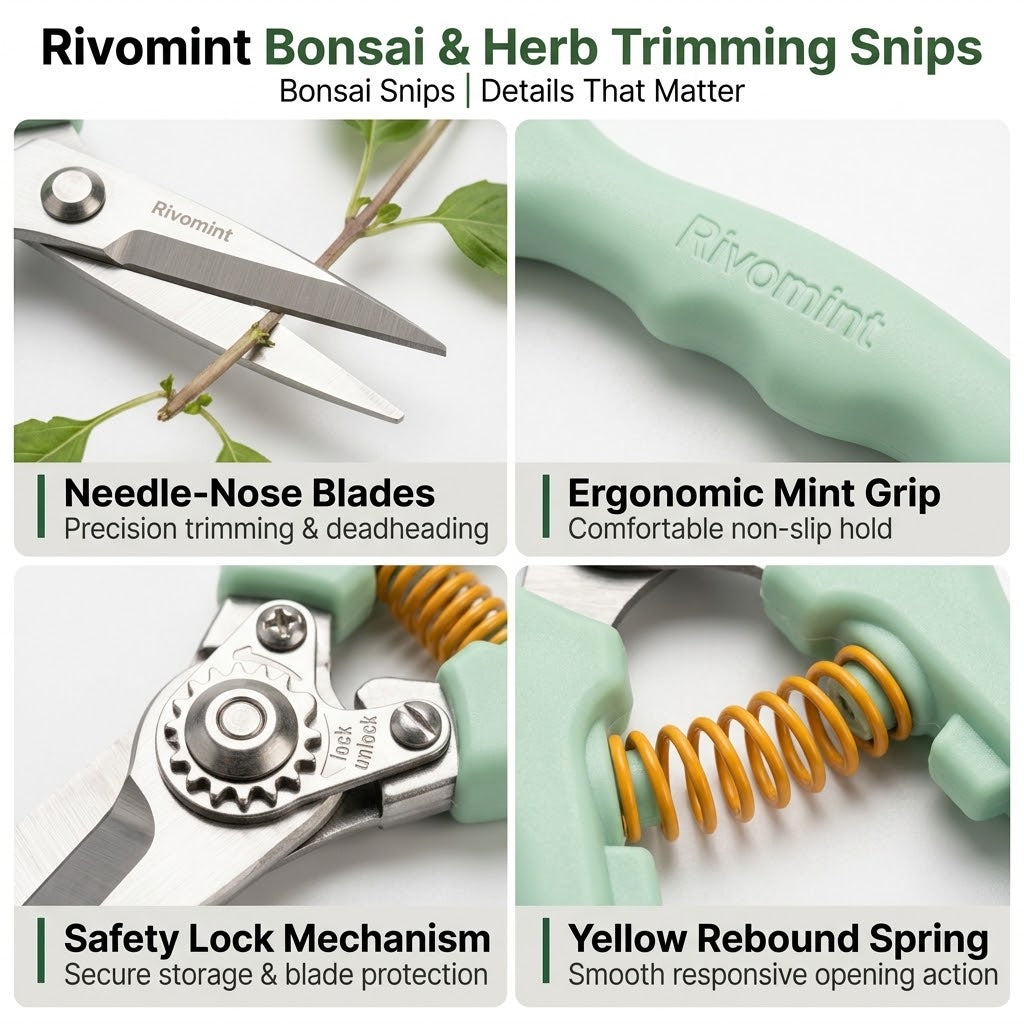 Bonsai & Herb Trimming Snips