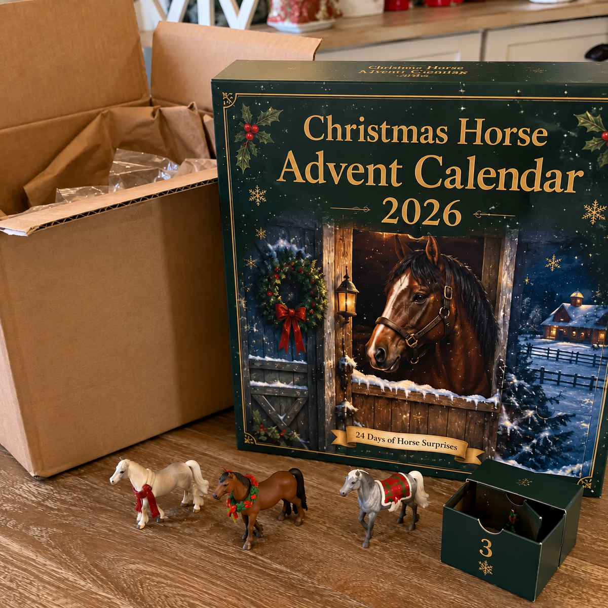 π΄ Christmas Horse Advent Calendar--24 Days of Horse Friends & Holiday Memories π