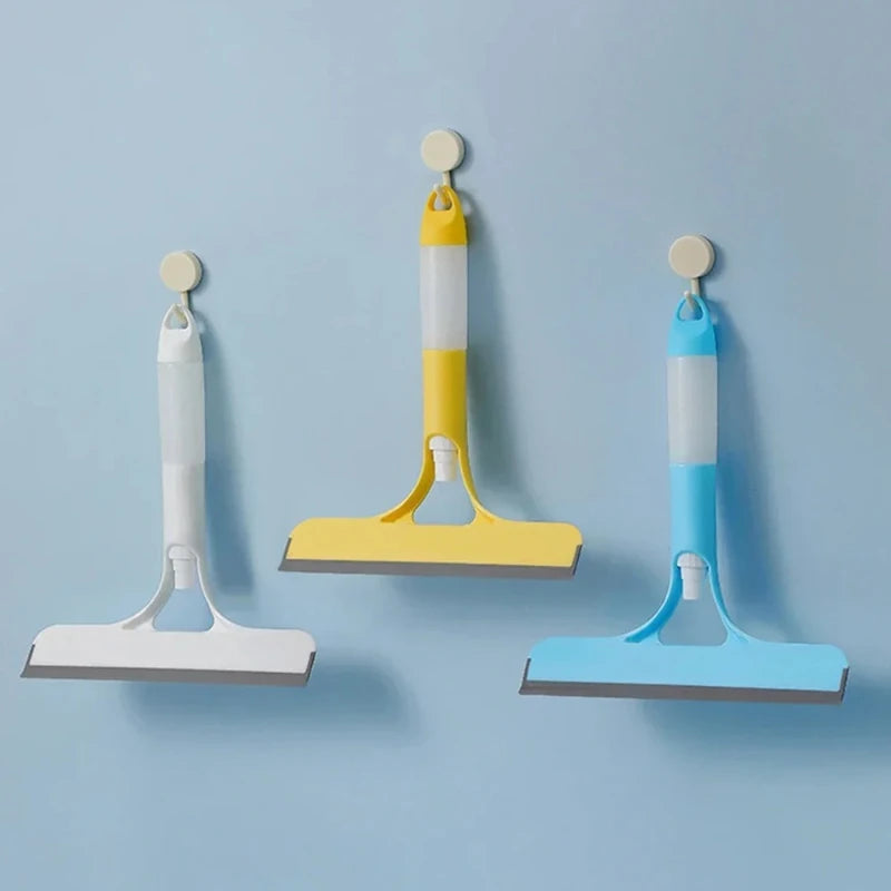 3-in-1 Window Cleaner: Spray + Scrub + Squeegee for Home & Car✨