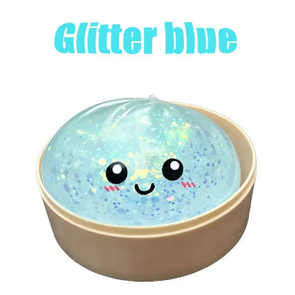 🌈 Sparkling Halloween Ghost Squeeze Toy | Soft Stress-Relief Toy | Portable Hand-Held Stress Reliever