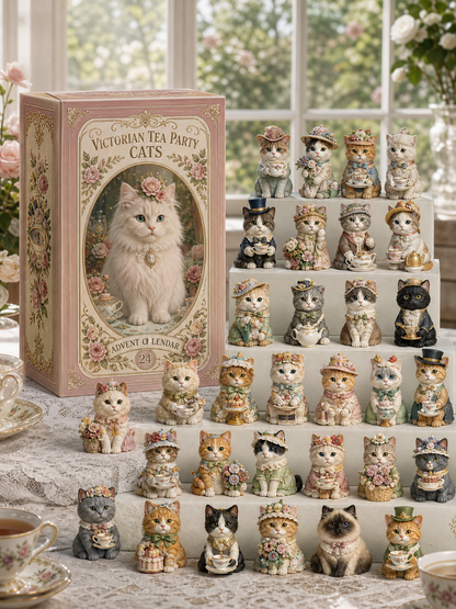 🔥 Last Day 49% Off🔥2026 Cat-Themed Christmas Advent Calendar – Christmas Tree Ornaments