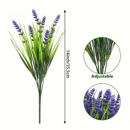 Outdoor Artificial Lavender Flowers💐