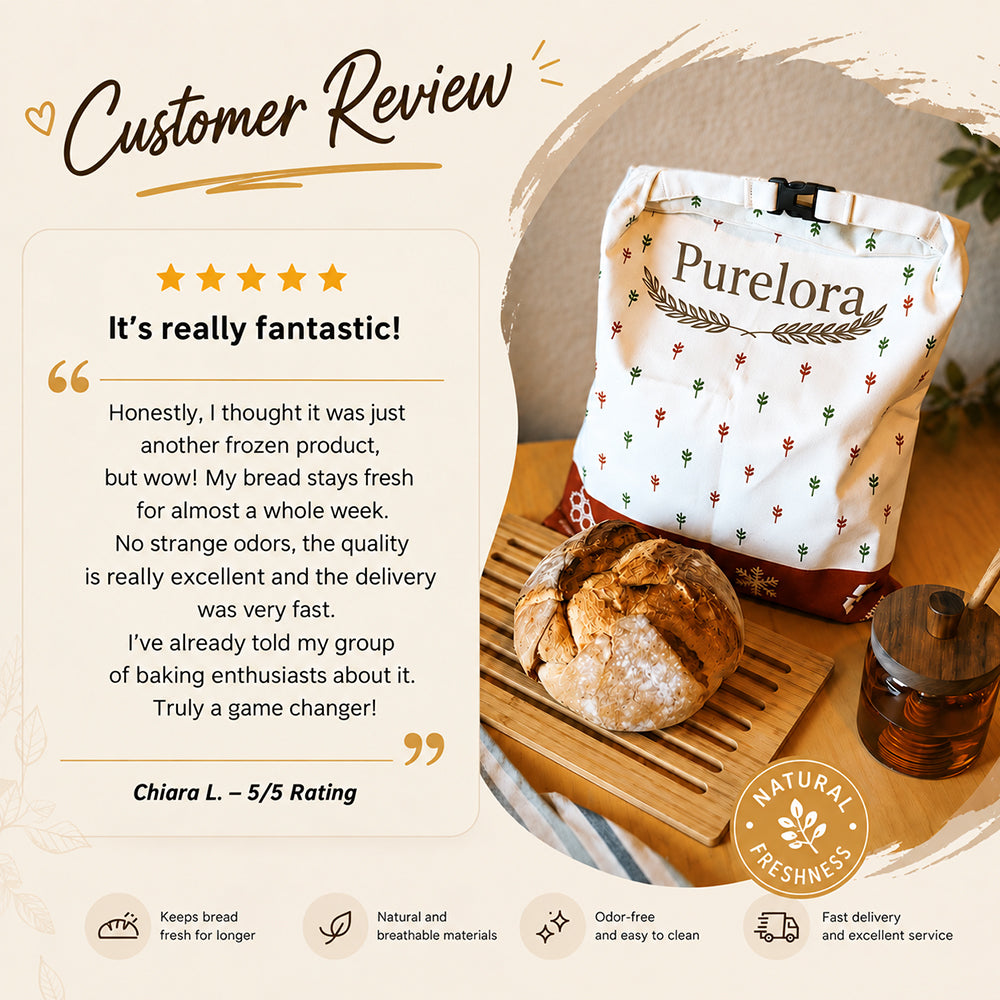 Beeswax and 100% cotton bread bags — Premium
