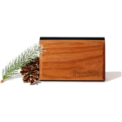 Purelora Premium Car Air Freshener – Wood Design, Essential Oil Fragrance, Includes Metal Clip