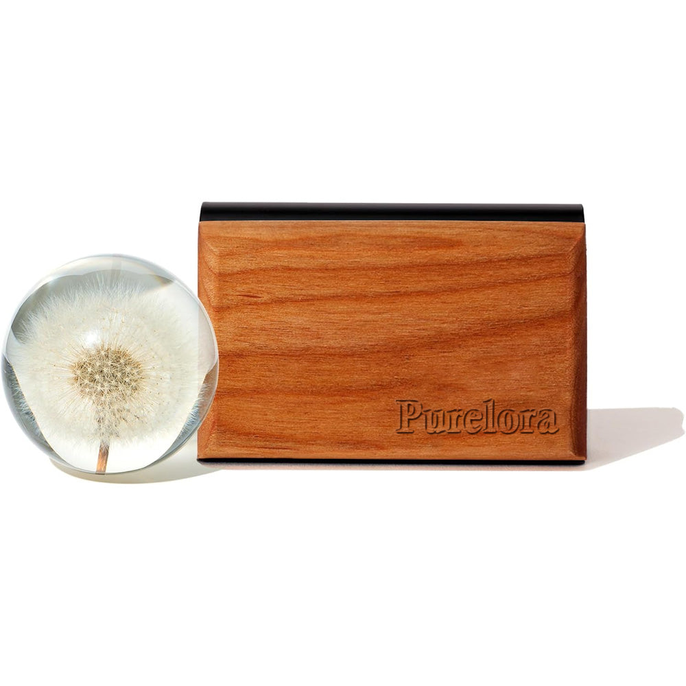 Purelora Premium Car Air Freshener – Wood Design, Essential Oil Fragrance, Includes Metal Clip