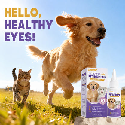 👩‍⚕️Purelora® NanoCare Pet Eye Drops ☑️ FDA Approved | Relieves Conjunctivitis, Dry Eyes, Cataracts, and Keratitis🐶 🐈️