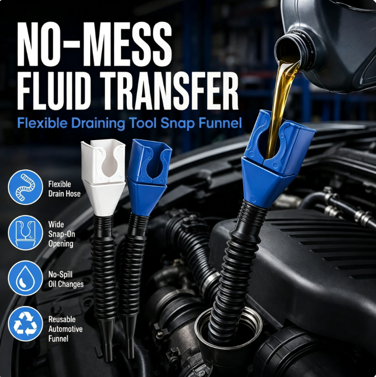 Flexible Draining Tool Snap Funnel