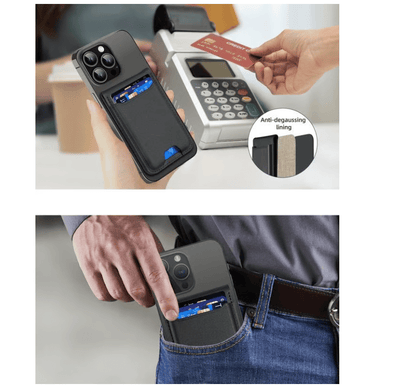🔍 Strongest Magnetic Grip-📱👛 Your Phone, Cards & Wallet — All in One!