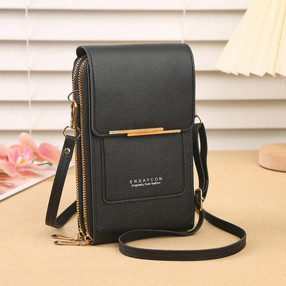 👜 📱 Simple and elegant women's touchscreen crossbody phone wallet