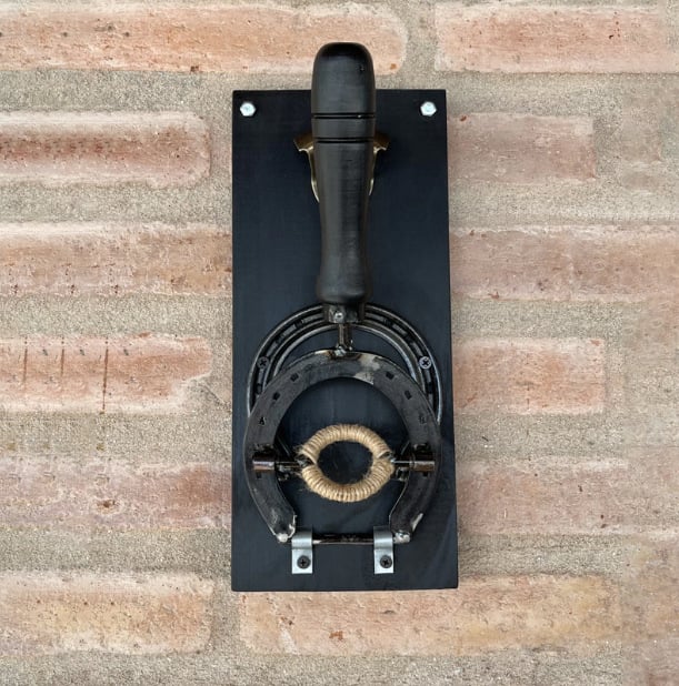 Wall Mounted Horseshoe Bottle Opener