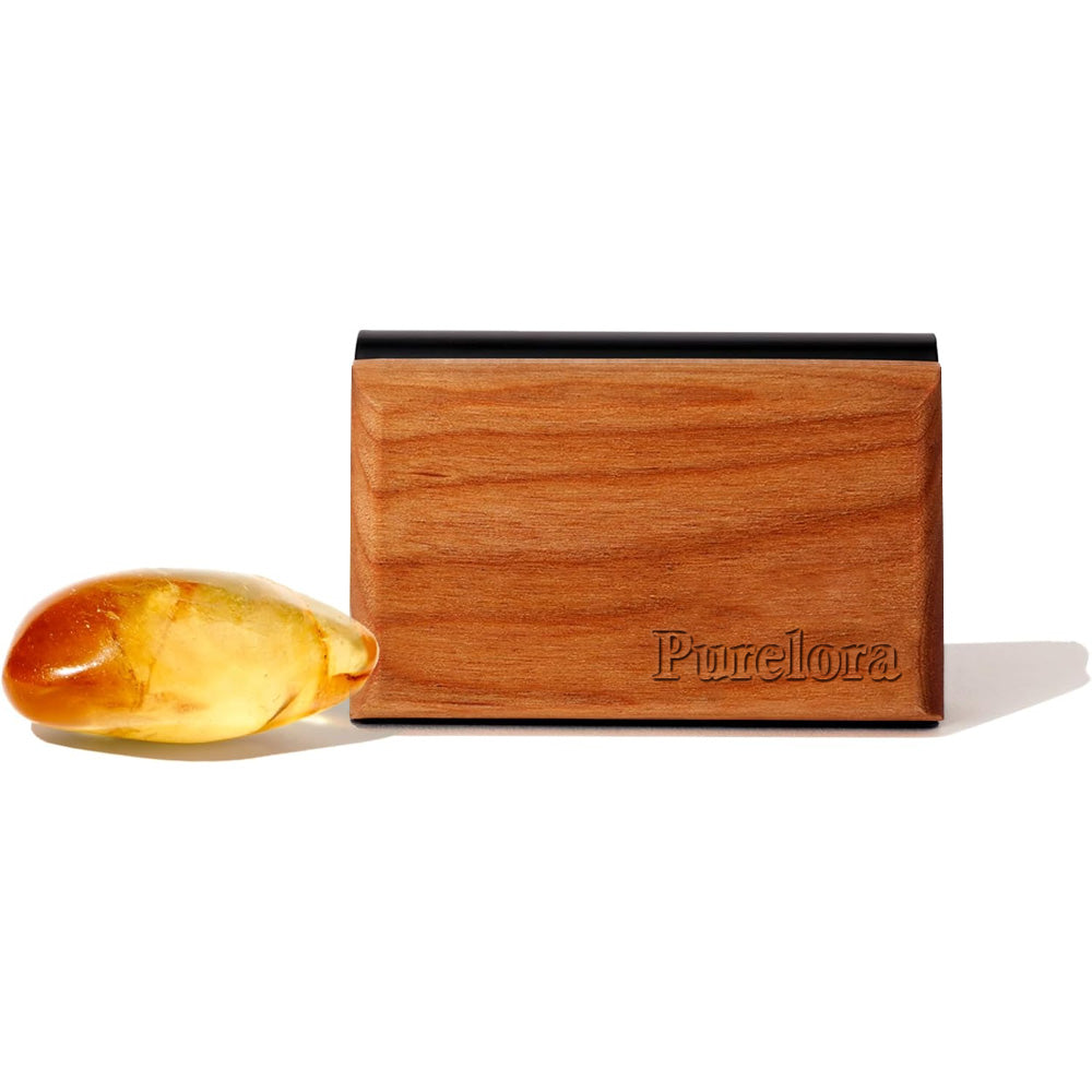 Purelora Premium Car Air Freshener – Wood Design, Essential Oil Fragrance, Includes Metal Clip
