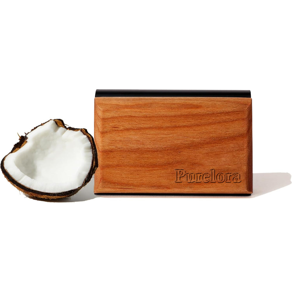 Purelora Premium Car Air Freshener – Wood Design, Essential Oil Fragrance, Includes Metal Clip