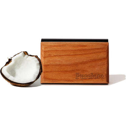 Purelora Premium Car Air Freshener – Wood Design, Essential Oil Fragrance, Includes Metal Clip