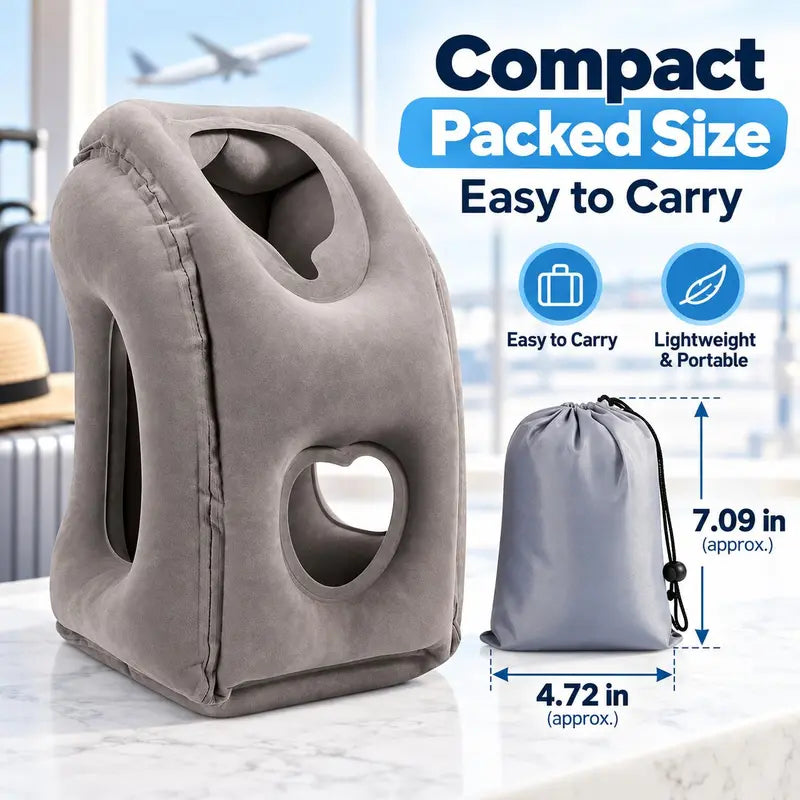 Inflatable Travel Pillow for Airplanes ✈️