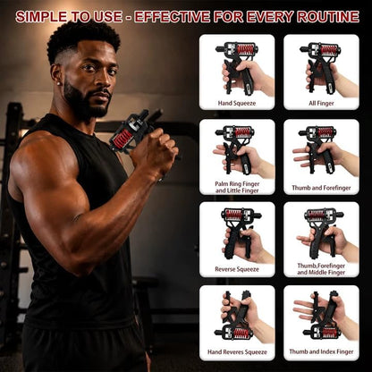 🥳2026 HOT SALE🥳💞50K+ SOLD! 💪✊ 49% OFF! Adjustable Hand Grip Strengthener with Counter – rotary resistance, textured grip. Train fingers & forearms anywhere! 🏋️✅