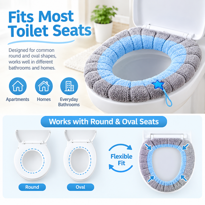 🚽Lightweight Washable Soft Toilet Seat Cushion