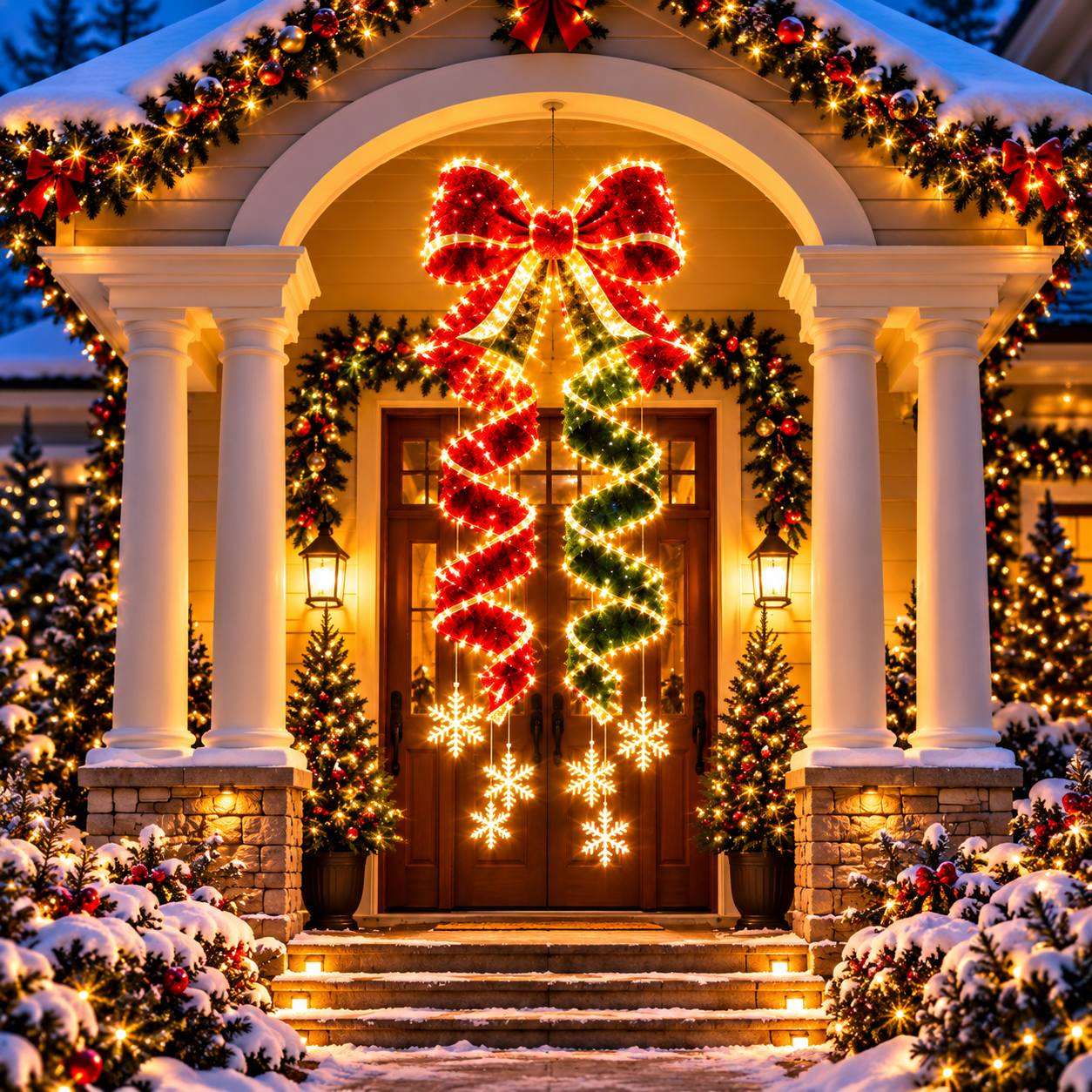 🎀 Lighted Christmas Bow