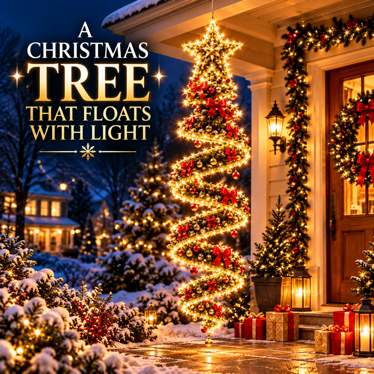 🎄 Floating Christmas Tree