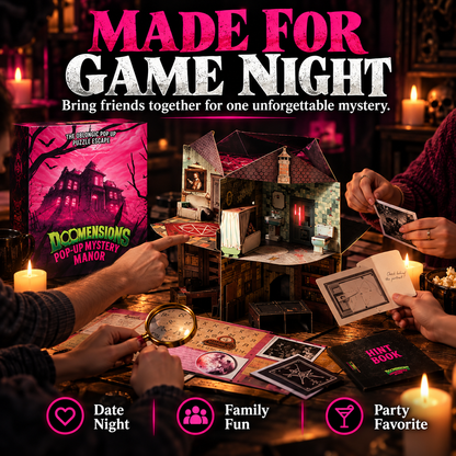🕵️ 50% OFF Mystery Manor 3D Pop-Up Game – Solve the Murder, Uncover the Truth