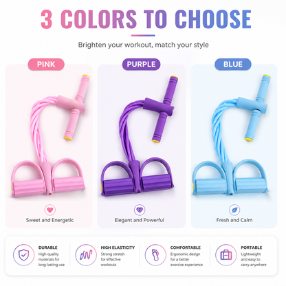 Purelora® 🏋️Multi-functional Pedal Resistance Band Trainer
