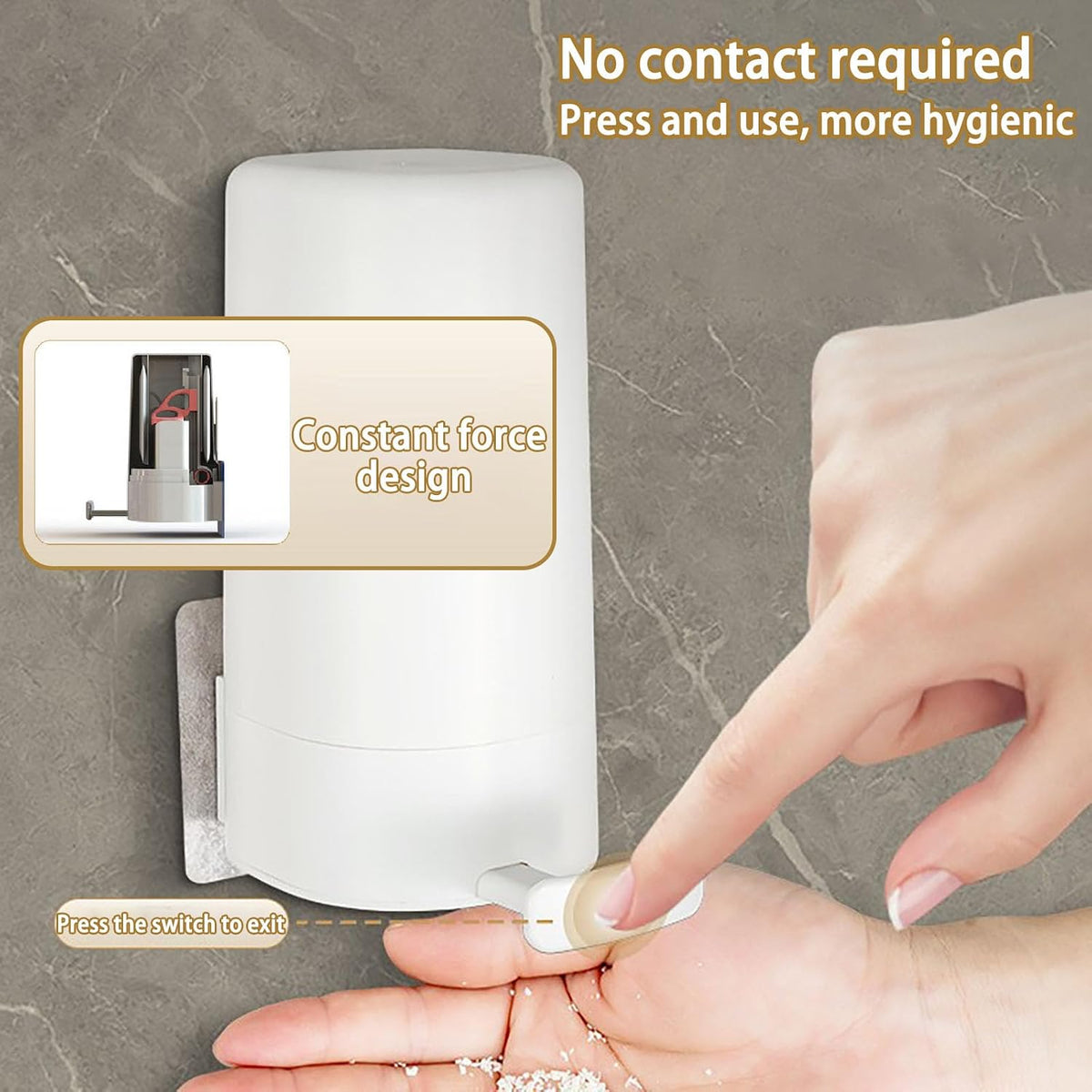 Soap Grinding Box, Soap Grinder for Bar Soap Wall Mountable Soap Holder Cheese Grinder with Adjustable Powder for Travel Kitchen Bathroom