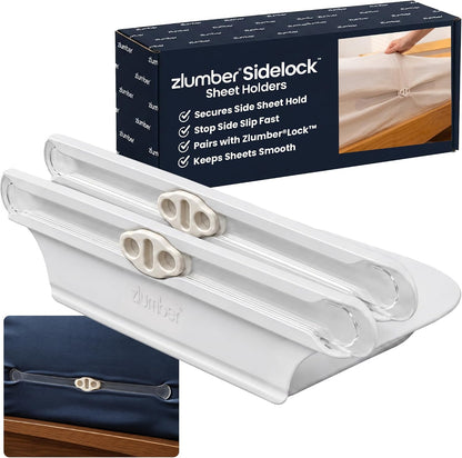 Patented Bed Sheet Holders for Corners, 4-Pack