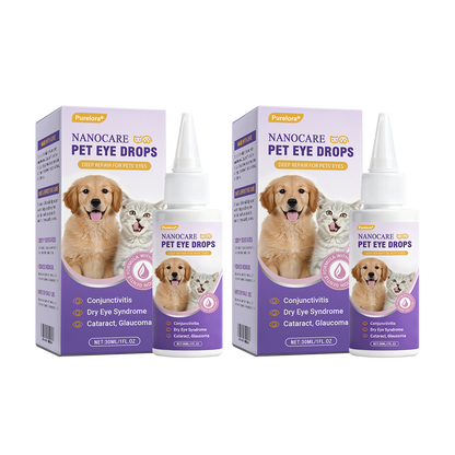 👩‍⚕️Purelora® NanoCare Pet Eye Drops ☑️ FDA Approved | Relieves Conjunctivitis, Dry Eyes, Cataracts, and Keratitis🐶 🐈️