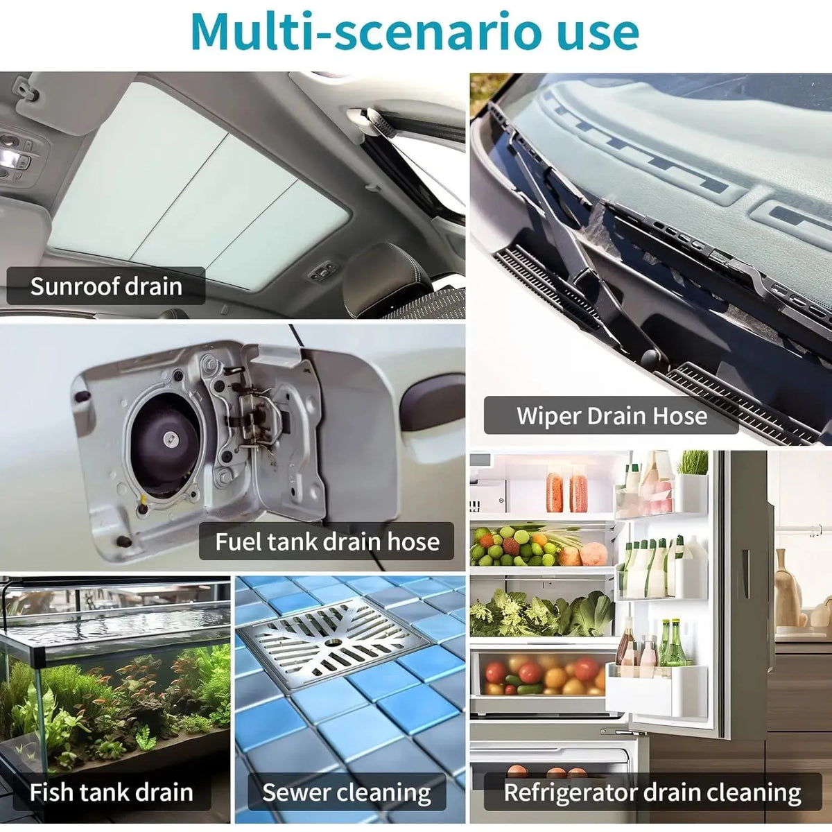 Car Sunroof Drain Cleaning Tool