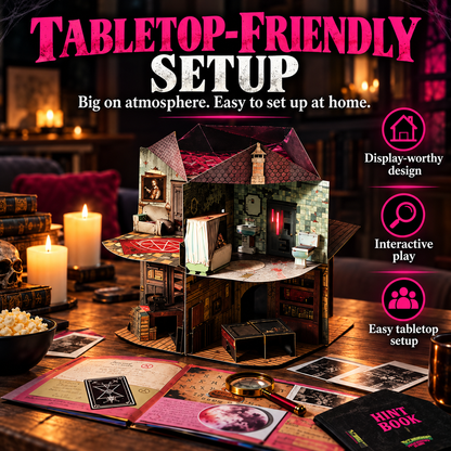 🕵️ 50% OFF Mystery Manor 3D Pop-Up Game – Solve the Murder, Uncover the Truth