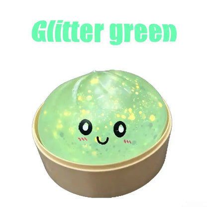 🌈 Sparkling Halloween Ghost Squeeze Toy | Soft Stress-Relief Toy | Portable Hand-Held Stress Reliever