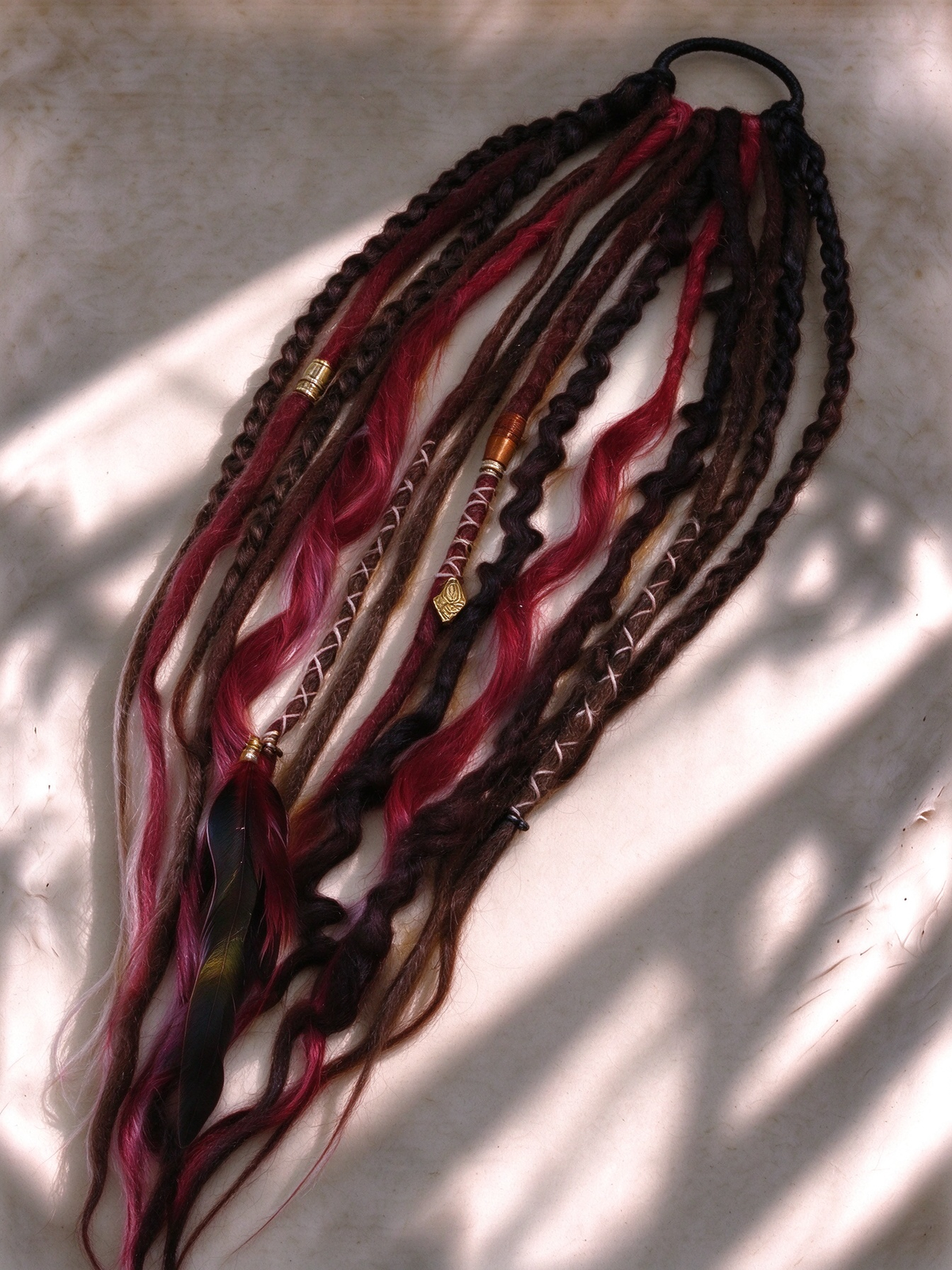🎉Elastic Dread Ponytail - 🔥Boho-style