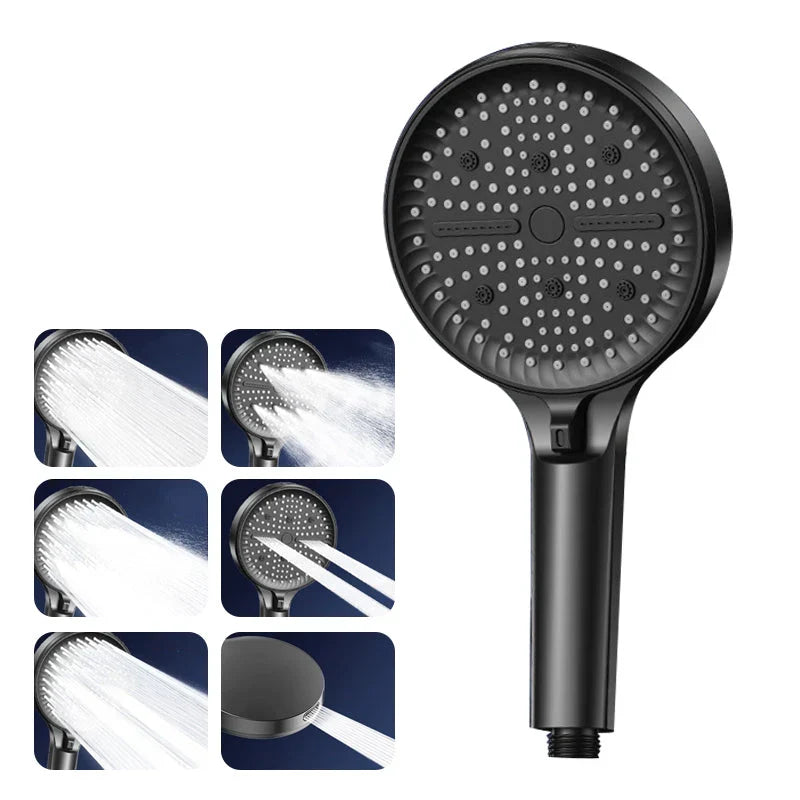 High-Pressure Adjustable Rainfall Shower Head