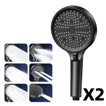 High-Pressure Adjustable Rainfall Shower Head