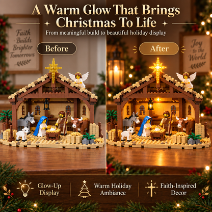 🎁 Build The Christmas Story – Nativity Scene Building Block Set