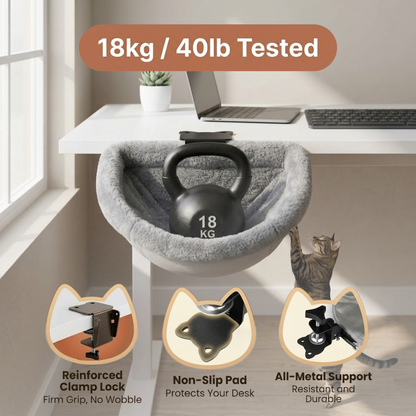Florenzs®: Foldable Under-Table Hammock for Pets