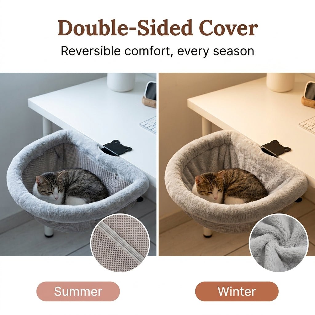 Florenzs®: Foldable Under-Table Hammock for Pets
