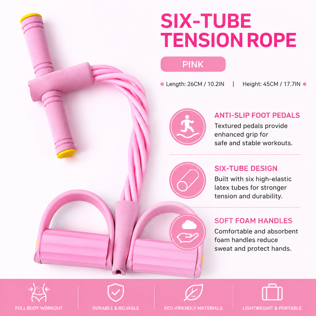 Purelora® 🏋️Multi-functional Pedal Resistance Band Trainer