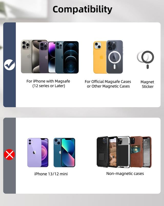 🔍 Strongest Magnetic Grip-📱👛 Your Phone, Cards & Wallet — All in One!