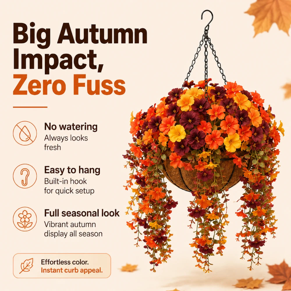 🔥Last Day 50% OFF🔥Realistic UV-Resistant Outdoor Flowers – Zero Maintenance