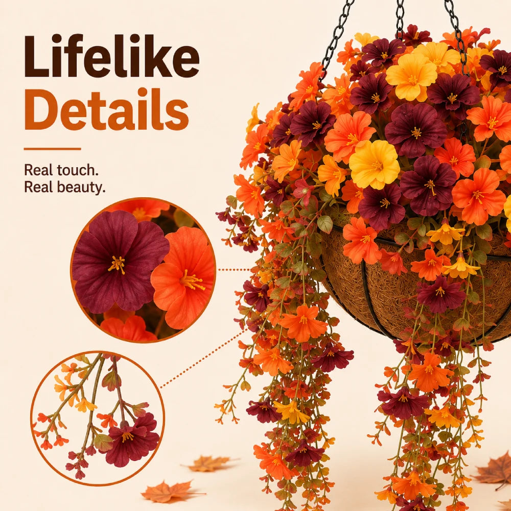 🔥Last Day 50% OFF🔥Realistic UV-Resistant Outdoor Flowers – Zero Maintenance
