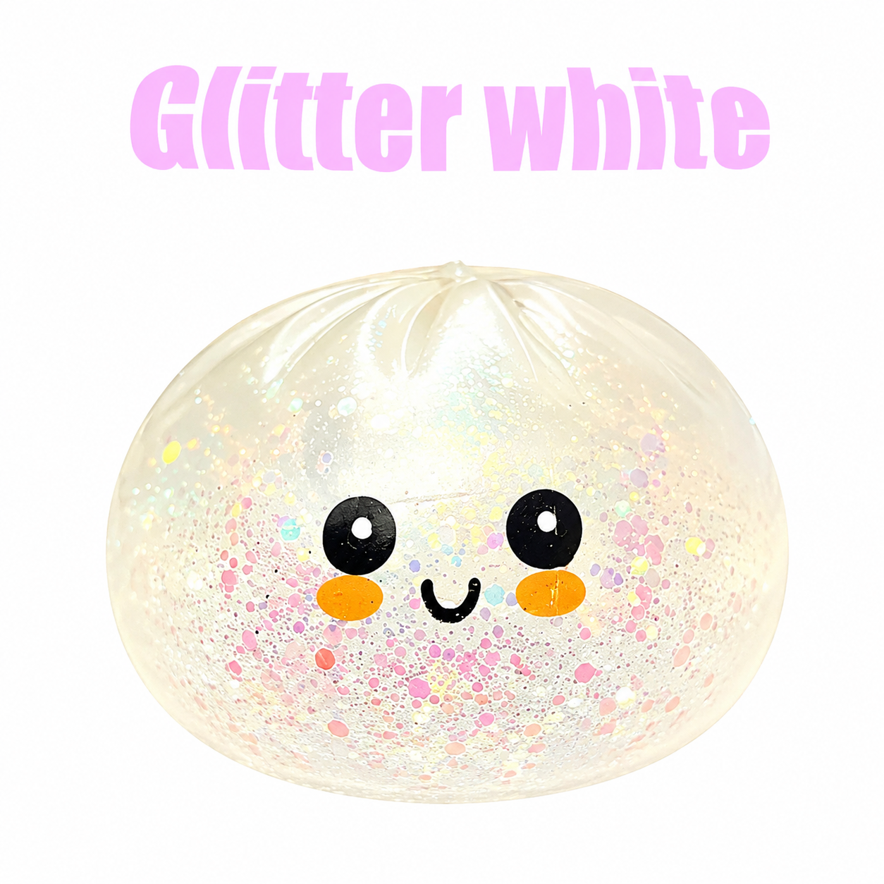 🌈 Sparkling Halloween Ghost Squeeze Toy | Soft Stress-Relief Toy | Portable Hand-Held Stress Reliever