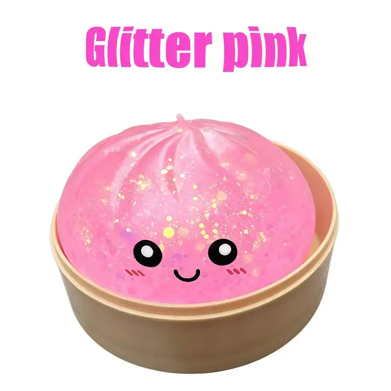 🌈 Sparkling Halloween Ghost Squeeze Toy | Soft Stress-Relief Toy | Portable Hand-Held Stress Reliever