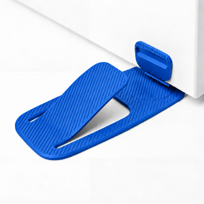 Flexible door stopper—a rental essential; no installation required, suitable for various settings.