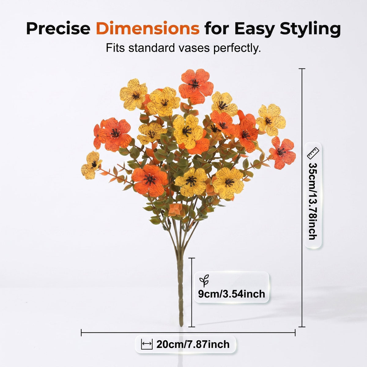 🧡🍂Last Day50% OFF —Artificial Autumn Violet Silk Flower Bouquet