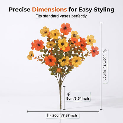 🧡🍂Last Day50% OFF —Artificial Autumn Violet Silk Flower Bouquet
