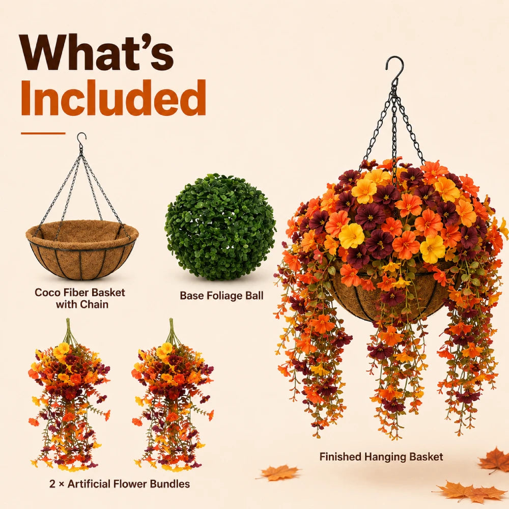 🔥Last Day 50% OFF🔥Realistic UV-Resistant Outdoor Flowers – Zero Maintenance