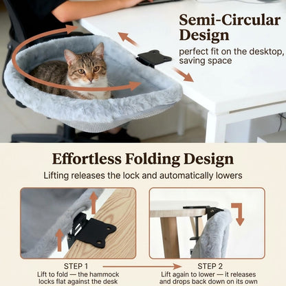 Florenzs®: Foldable Under-Table Hammock for Pets