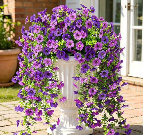 🔥 Last Day 49% OFF 🌸 UV Resistant Artificial Violet Flowers– UV resistant,   Waterproof, Windproof