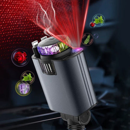 🔋⚡5-in-1 Charger & Aroma Diffuser & Starlight Ceiling