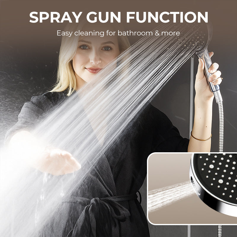 High-Pressure Adjustable Rainfall Shower Head